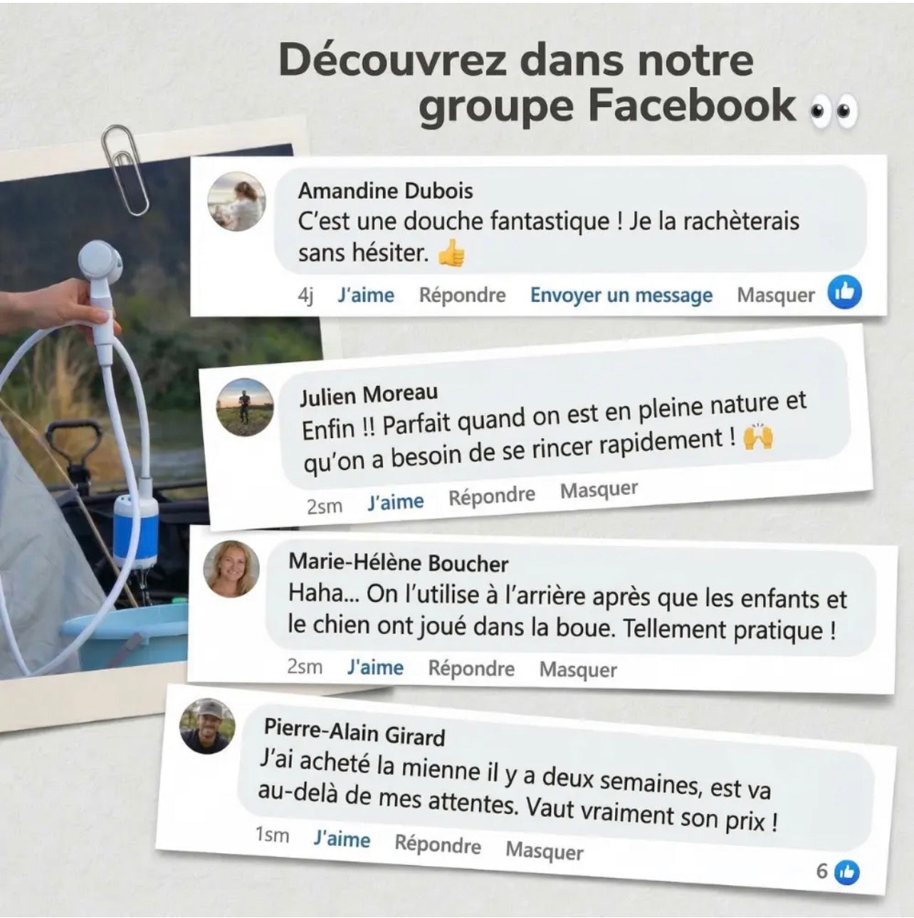 Kit Douche Haute Pression